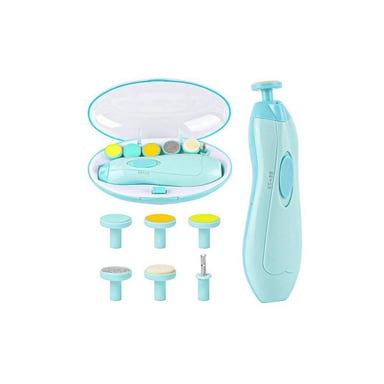 CALENTADOR RECARGABLE DE BIBERÓN + LIMADOR DE UÑAS PARA BEBÉ CELESTE - 3