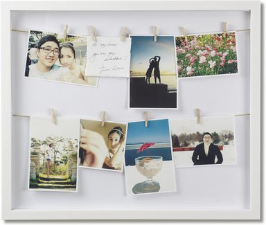 MARCO FOTOS UMBRA CLOTHESLINE BLANCO