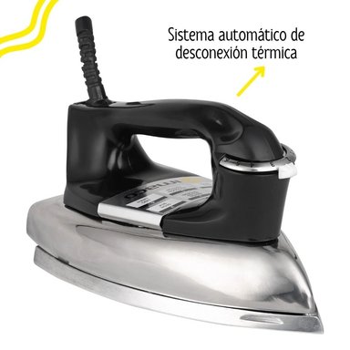 PLANCHA CLÁSICA IMACO 1000W I1700 PESADA BASE METAL ACERO - 3