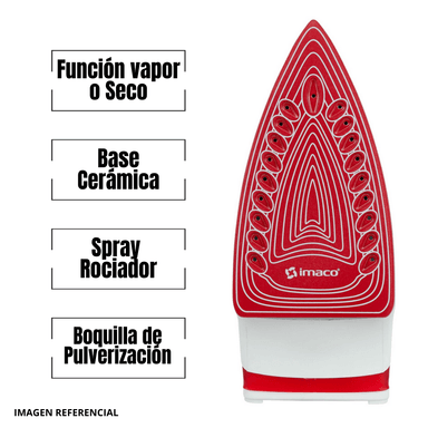 PLANCHA A VAPOR IMACO 1200W ETA600 ANTIADHERENTE - 3