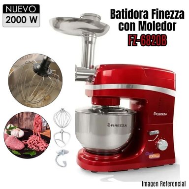 BATIDORA DE PEDESTAL FINEZZA FZ-6820B PLANETARIA CON MOLEDOR