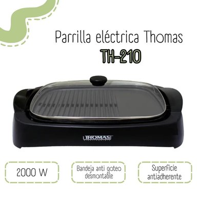 PARRILLA ELÉCTRICA THOMAS TH210 2000W