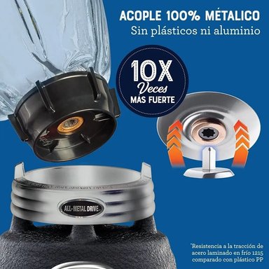 LICUADORA OSTER CLASI80056 CLASICA NEGRA PROFESIONAL CON PALANCA - 4
