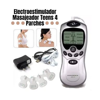 MASAJEADOR FACIAL ELECTROESTIMULADOR MUSCULAR 4 PARCHES