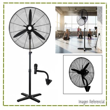 VENTILADOR DE PIE PREMIER AB-8556INDWM2IN1-2 200 WATTS INDUSTRIAL 30" 2 EN 1 - 3