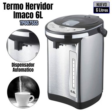 TERMO IMACO TP6075SS 6LTS HERVIDOR ELECTRICO CON DISPENSADOR