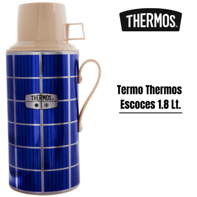 TERMO THERMOS 18QH AZUL ESCOCES 1.8 L