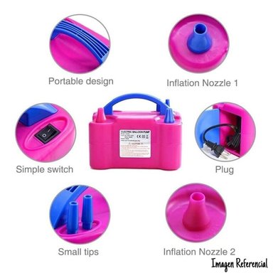 INFLADOR OM2323 ROSADO GLOBOS ELECTRICO - 2