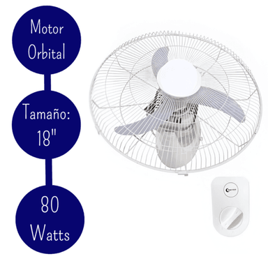 VENTILADOR DE TECHO BL-314 80 WATTS ORBITAL 18" CONTROL - 2
