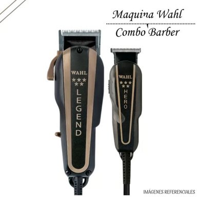 MÁQUINA PROFESIONAL WAHL 08180-1181 CORTAR CABELLO COMBO BARBER LEGEND HERO.