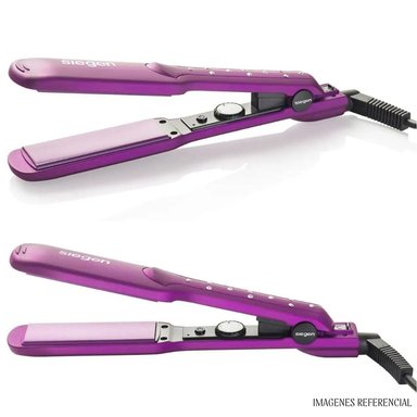 PLANCHA ALISADORA DE CABELLO SIEGEN SG-3540 BRIGHT PURPLE - 4