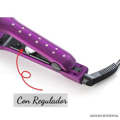 PLANCHA ALISADORA DE CABELLO SIEGEN SG-3540 BRIGHT PURPLE - 5