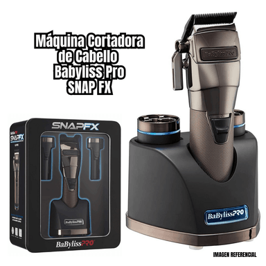 MÁQUINA DE CORTAR CABELLO BABYLISS PRO FX890 BABYLISSPRO SNAPFX GRIS