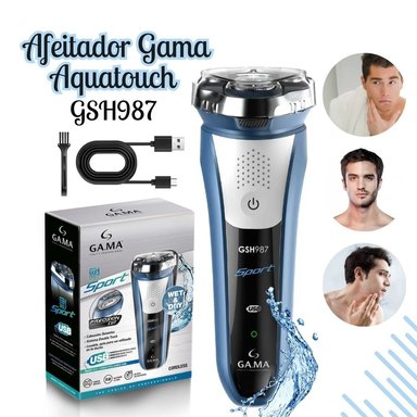 AFEITADOR GAMA GSH987 INALAMBRICA AQUATOUCH