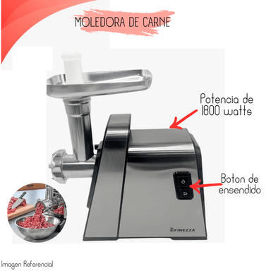 MOLEDORA DE CARNE FINEZZA FZ-102MC - 3
