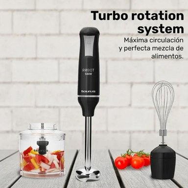 BATIDORA DE INMERSIÓN TAURUS ROBOT 500 PLUS INOX II - 4
