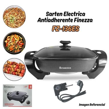 SARTÉN FINEZZA FZ-136ES ELECTRICA CON CONTROL TEMPERATURA