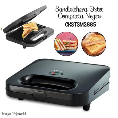 SANDWICHERA MAKER OSTER CKSTSM2885 COMPACTA NEGRO