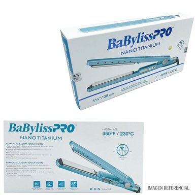 PLANCHA ALISADORA DE CABELLO BABYLISS PRO BNT4091TPE NANO TITANIUM 32MM 1 ¼” - 5