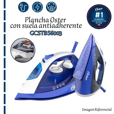 PLANCHA A VAPOR OSTER GCSTBS6003 1600W CON SUELA ANTIADHERENTE