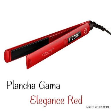 PLANCHA ALISADORA GAMA BECHS0000001072 ELEGANCE RED ION DIGITAL 230°C