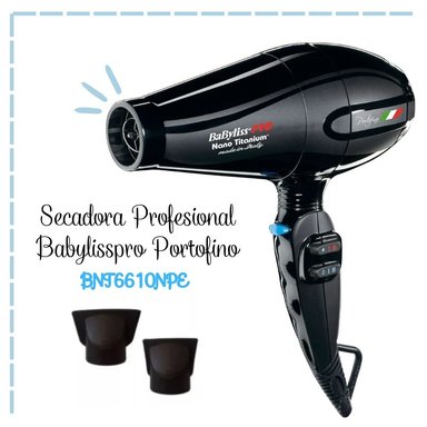 SECADORA CABELLO BABYLISS PRO BNT6610NPE PROFESIONAL PORTOFINO NEGRO