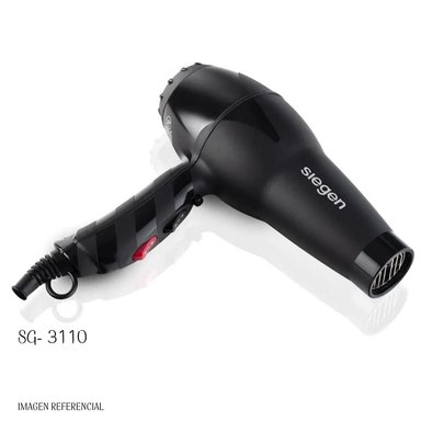 SECADORA CABELLO SIEGEN SG-3110 2000W BLACK - 3