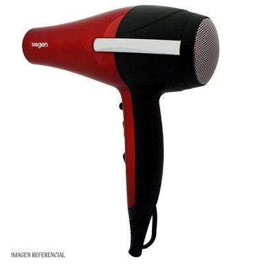 SECADORA CABELLO SIEGEN SG3130R 2200W ION PRO PROFESIONAL ROJO - 3
