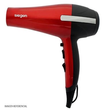 SECADORA CABELLO SIEGEN SG3130R 2200W ION PRO PROFESIONAL ROJO - 4