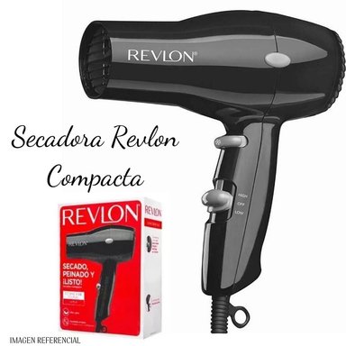 SECADORA CABELLO REVLON RVDR5260BLA2 1875W COMPACTA NEGRO