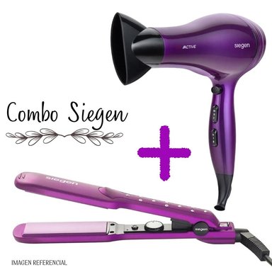 COMBO SIEGEN PLANCHA ALISADORA SIEGEN SG3540 + SECADORA SIEGEN SG3031 - 4