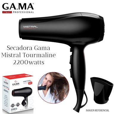 SECADORA DE CABELLO GAMA MISTRAL TOURMALINE ION 2200 WATTS