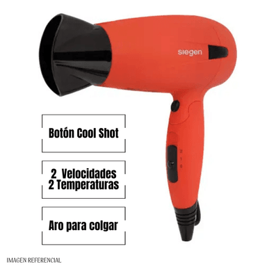SECADORA DE CABELLO DE VIAJE SIEGEN - SG 3012C03 - 5