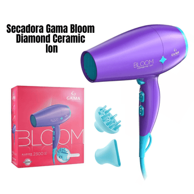 SECADORA DE CABELLO GAMA DIAMOND BLOOM CERAMIC ION