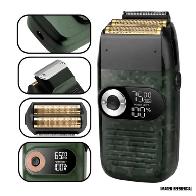 AFEITADORA SHAVER KEMEI CORD CORDLESS DIGITAL KM-2027 - 2