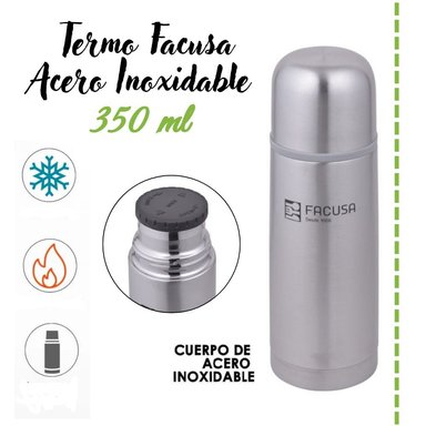 TERMO DE ACERO INOXIDABLE FACUSA 350 ML