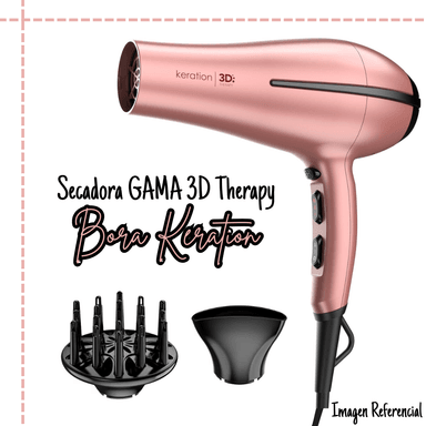 SECADORA DE CABELLO GAMA BORA KERATION 3D THERAPY