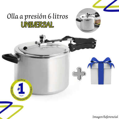 OLLA PRESION LPC UNIVERSAL 6 LT V2 + REGALO