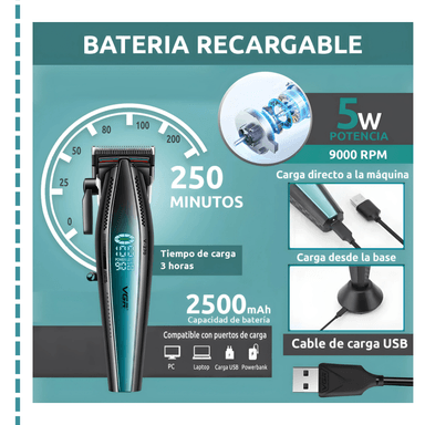 MÁQUINA CORTADORA DE CABELLO VGR V-270 - 2