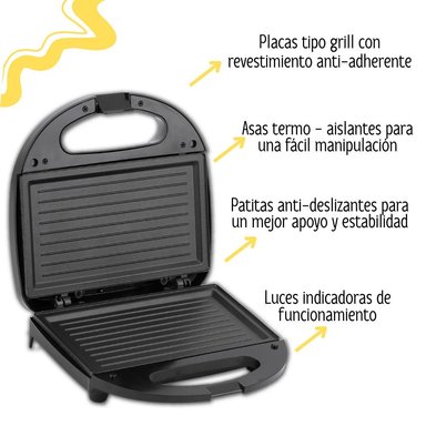 SANDWICHERA GRILL 02 PANES IMACO - ISG1057 - 2