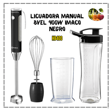 LICUADORA DE MANO IMACO – DUAL MIX DE 400WATTS HB400
