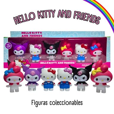 FIGURA DE COLECCIÓN HELLO KITTY AND FRIENDS WT014