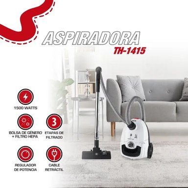 ASPIRADORA THOMAS DE 1500 WATTS TH-1415 - 6