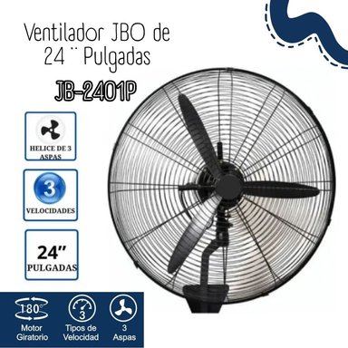VENTILADOR INDUSTRIAL JBO DE 24 ¨ PULGADAS JB-2401P