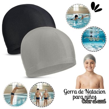 GORRO DE NATACION PARA NIÑOS DE TELA - GN