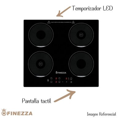 COCINA DE INDUCCION 4 HORNILLA FINEZZA - FZ-318IN4 - 2