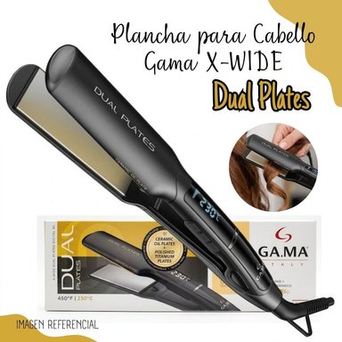 PLANCHA ALISADORA GAMA X-WIDE 4D PTC DUAL PLATES DIG. - 1
