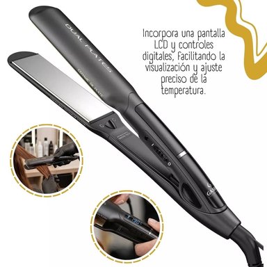 PLANCHA ALISADORA GAMA X-WIDE 4D PTC DUAL PLATES DIG. - 3
