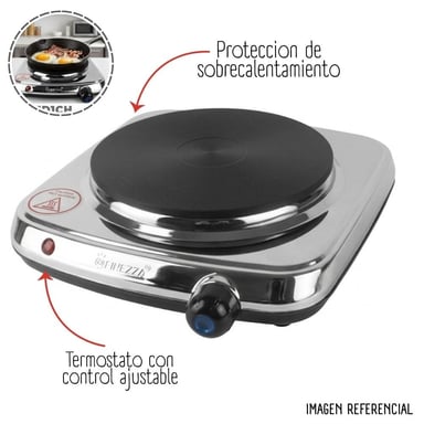 COCINA ELÉCTRICA DE 1 HORNILLA ACERADO FZ-201D1CH - 3