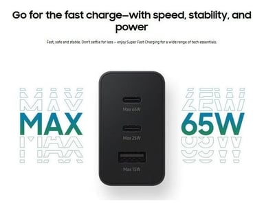 CARGADOR SAMSUNG 65WATTS PARA GALAXY TAB S8 PLUS X800 - 2